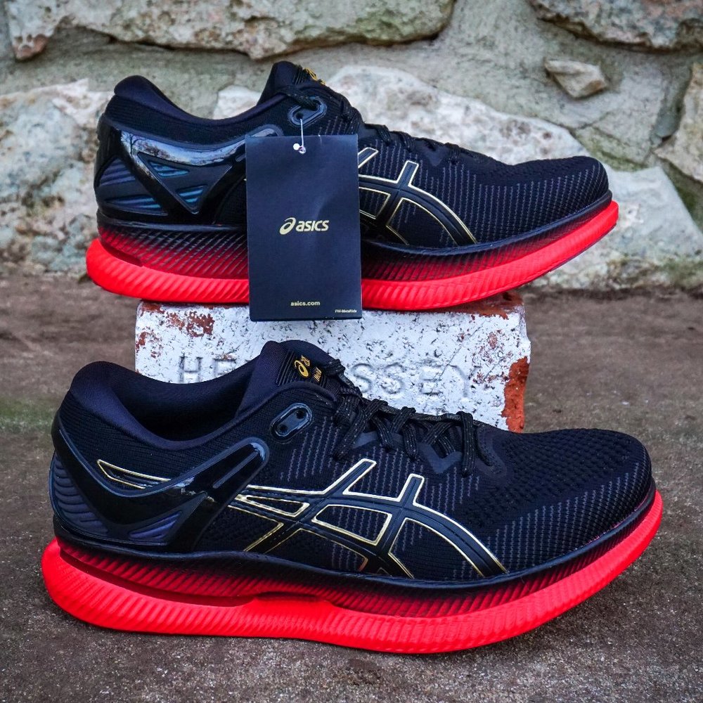 ASICS Women's MetaRide - Running shoes Black Red - Picture 3 of 10